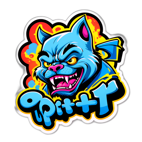Stickers Graffiti Pitt