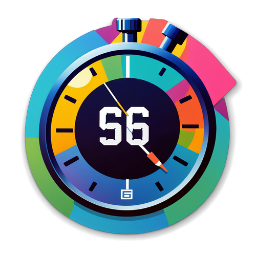 Chronomètre Stylisé à 66 Minutes