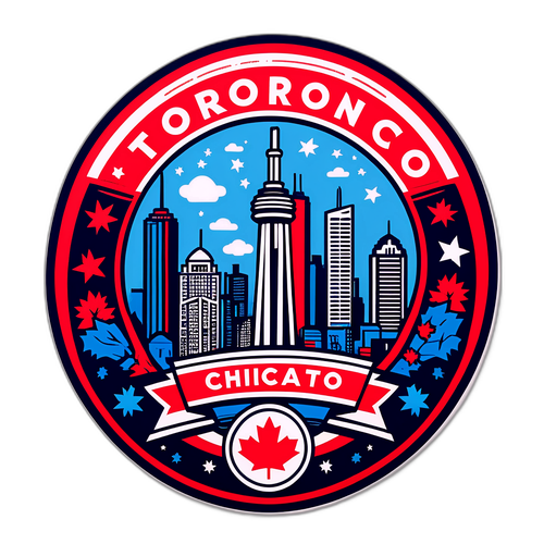 Toronto vs Chicago Match Celebration Sticker
