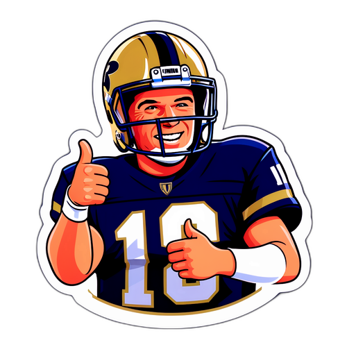 Sporty Thumbs Up Sticker
