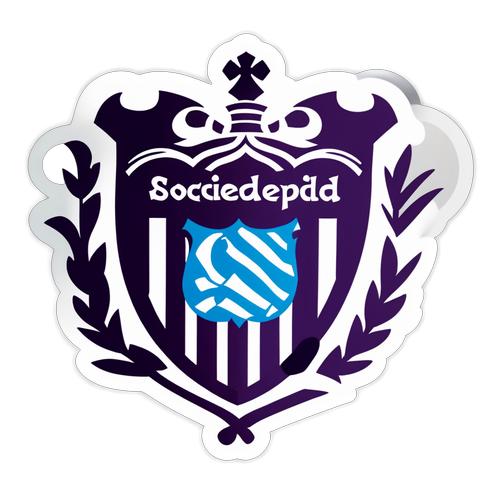 Voel de Kracht van Real Sociedad: Ontdek de Sociedad Spirit op een Prachtige Paarse Achtergrond!