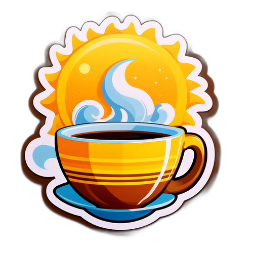 Ngày đẹp với nắng và cà phê