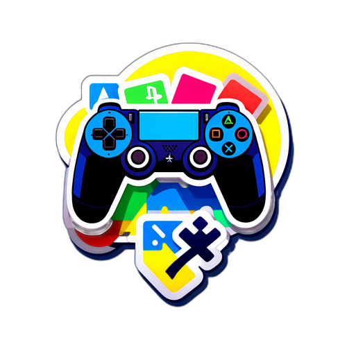 Adesivo Moderno Promovendo PlayStation Plus