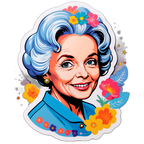 Ritratto di Barbara Alberti con Sfondo Fantasioso