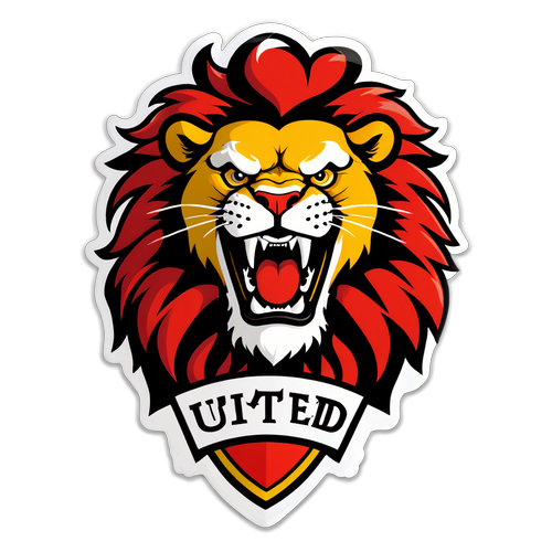 Dominasi Manchester United! Sticker Singa Merah yang Mengaum Membuatkan Peminat Terpesona!