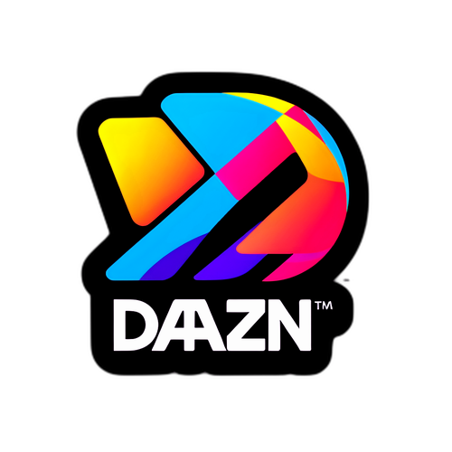 DAZN logó izgalmas grafikákkal
