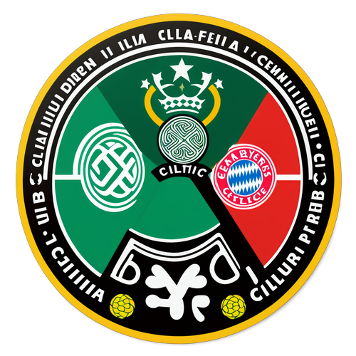 Sticker cho trận đấu cổ điển giữa Bayern và Celtic