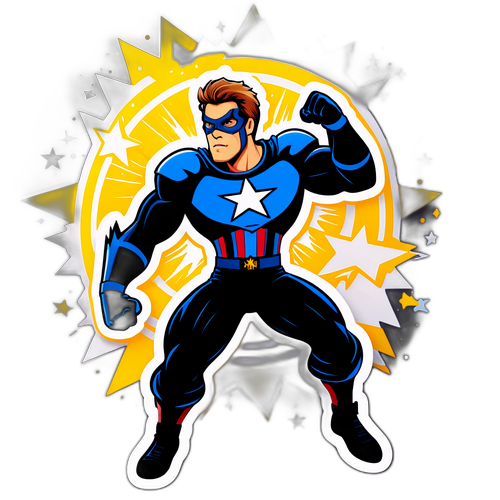 Heroic Athlete Sticker