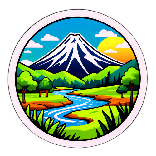 Adesivo da Natureza Exuberante do Paraná