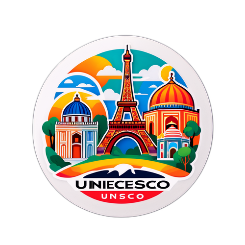 Adesivo da UNESCO: Patrimônio Cultural