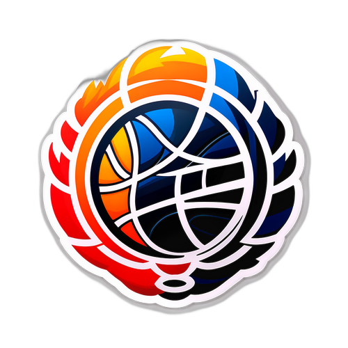 מדבקת כדורסל נלהבת ליורוליג