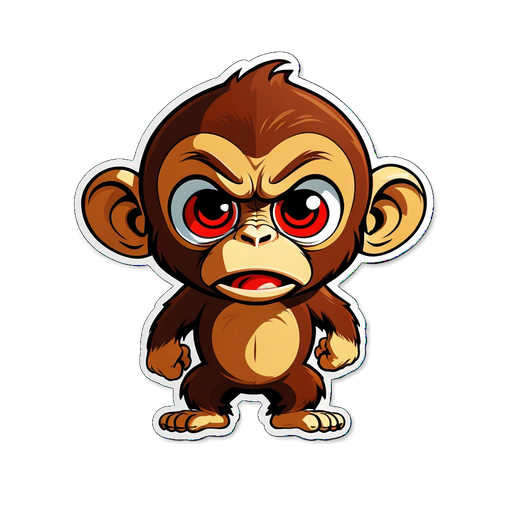 Cute But Furious! Meet the Adorable Angry Monkey You'll Want On Everything!