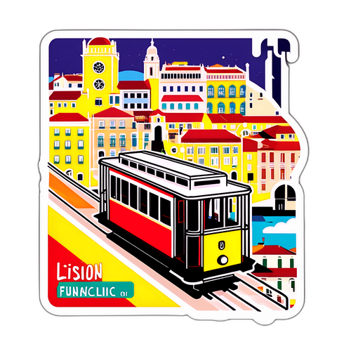 Modern matrica a Lisszaboni siklóról