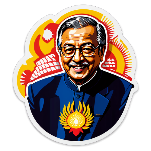 Sticker Berani untuk Mahathir Mohamad: Simbol Nasional dan Kutipan Inspiratif yang Menggugah!