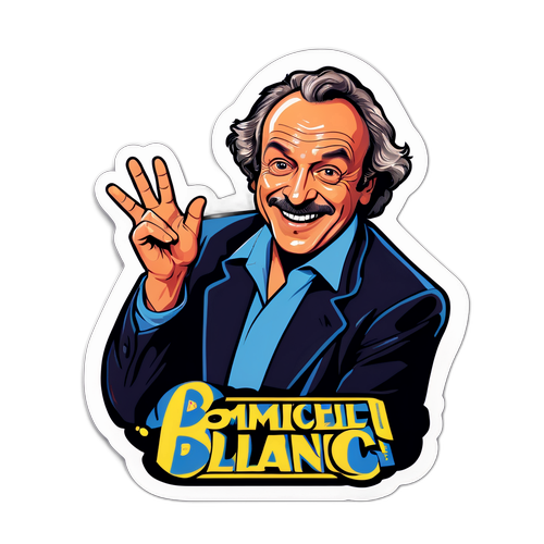 Michel Blanc in een Comedic Pose