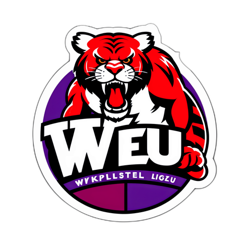 WKU vs LSU Mascot Clash Sticker