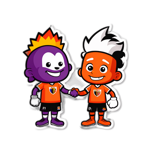 Sticker Kartun Persahabatan