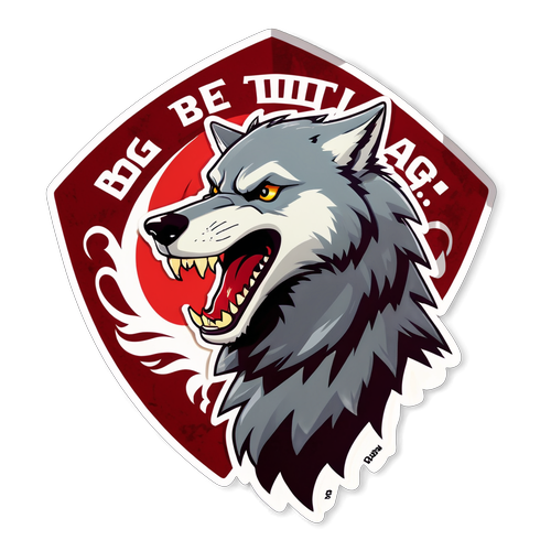 Stiker Bergaya Roma vs Braga