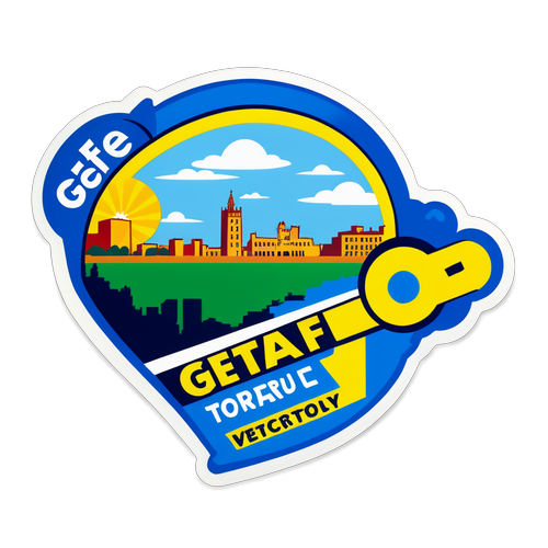 Sticker Getafe CF - Juntos por la victoria