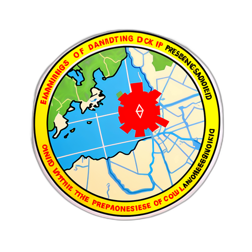 Nálepka s mapou výbušnin