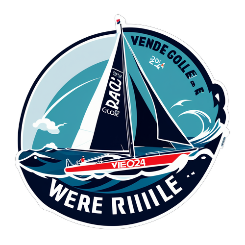 Découvrez le Design Éblouissant du Sticker du Vendée Globe 2024: L'Aventure Nautique Vous Attend!