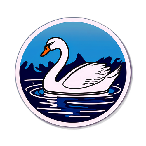 Слід лебедя на воді