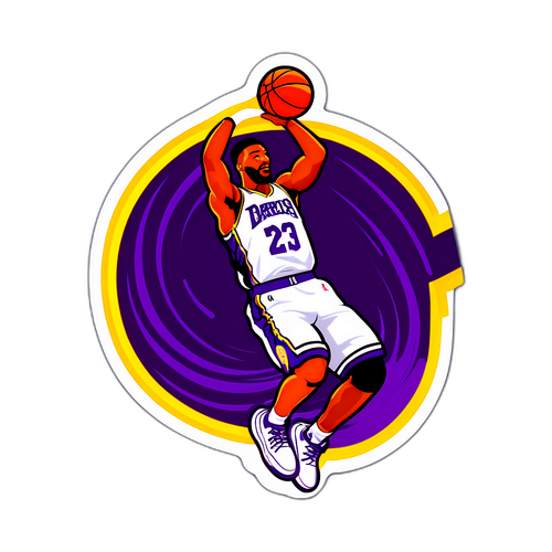NBA主題扣籃球員貼紙