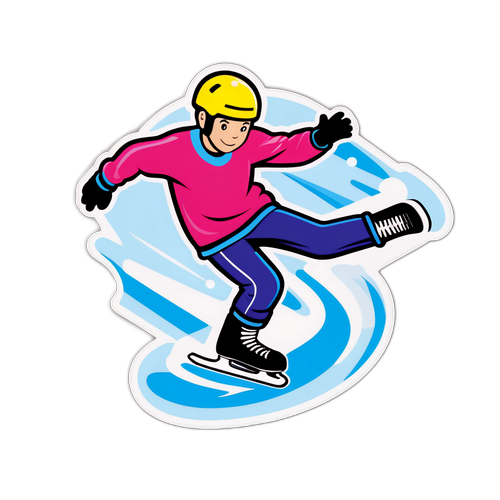 Buz Pateni Yapan Kaykaycı