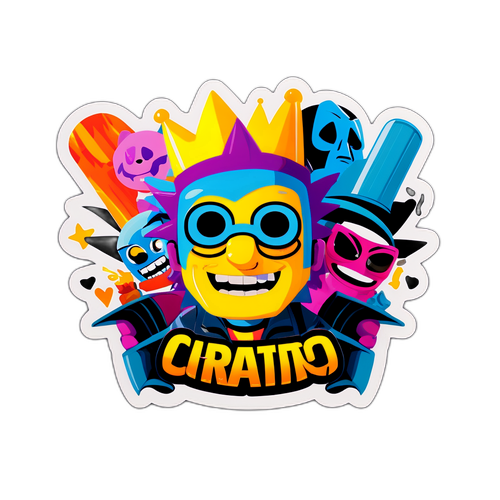 Sticker z postaciami Prime Video