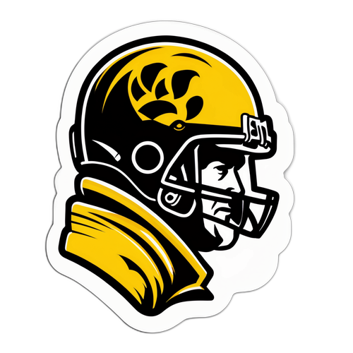 A Tribute Sticker to Iowa's Football Coach