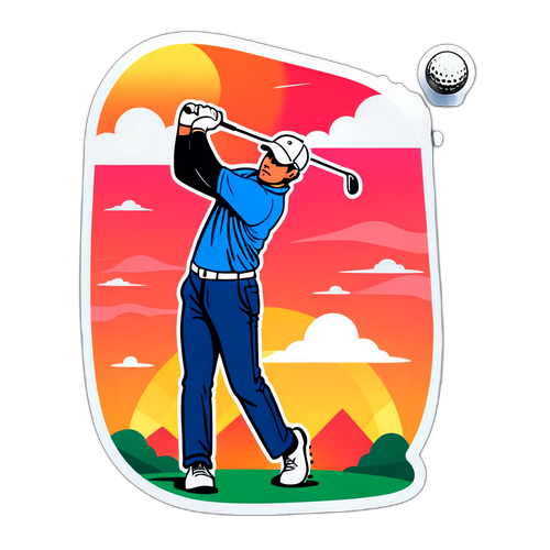 Motiverende golfklistermerke