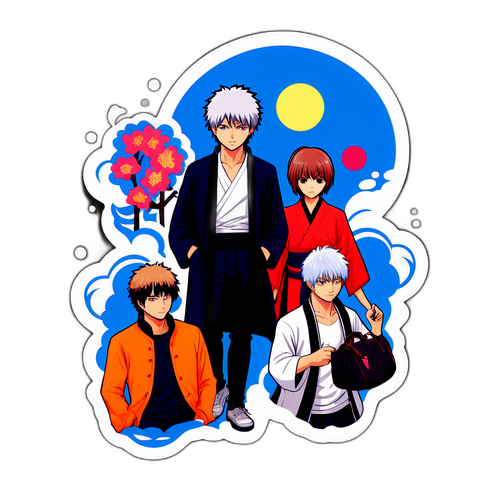 銀魂時尚風格貼紙