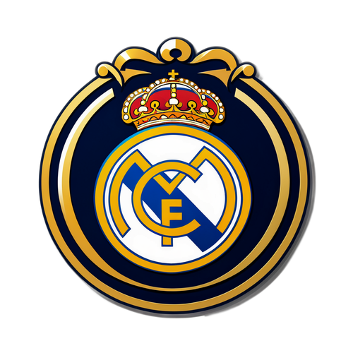Καλλιτεχνική απεικόνιση του εμβλήματος της Ρεάλ Μαδρίτης
