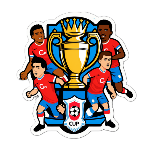 Engelska ligacupen med fotbollsspelare