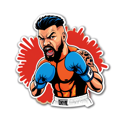 Mike Perry i Ringen: Se Den Utrolige Kraften og Besluttsomheten Bak Denne Energispekkede Sticker!