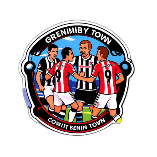 Grimsby Town Fußballaufkleber