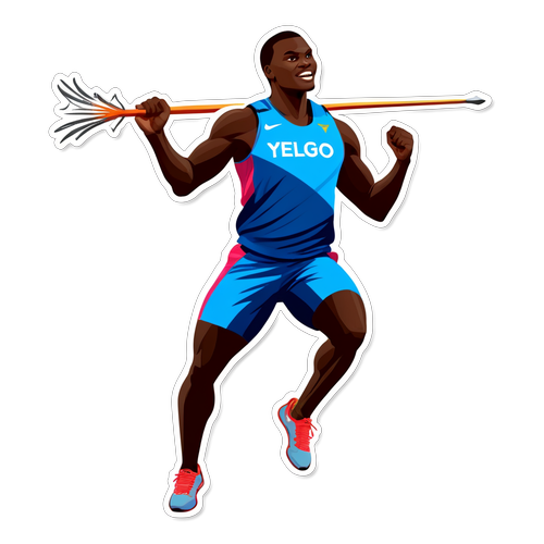 Julius Yego: Picha ya Ushindi na Ujasiri Katika Kutupa Javelin!