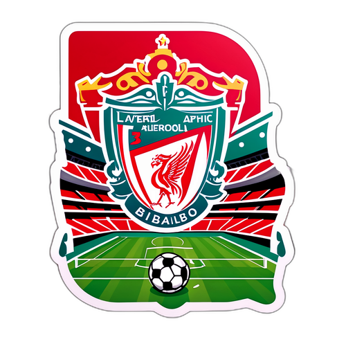 Kreativ klistremerke design for Liverpool vs Athletic Bilbao