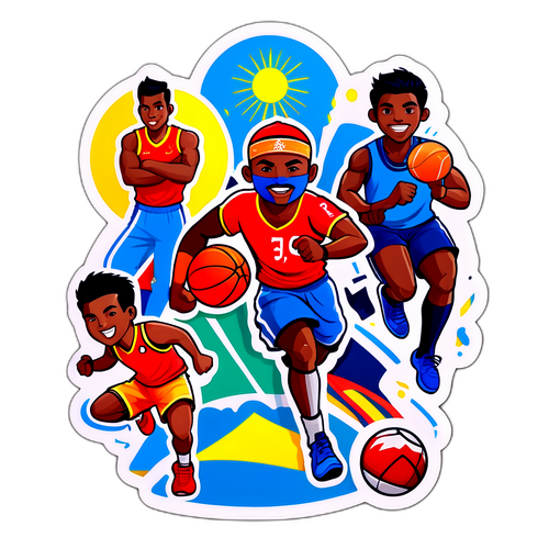 Stiker Energetik Hari Sukan Negara