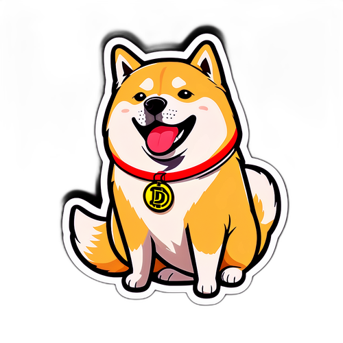 Dogecoin Köpeği Stickerı