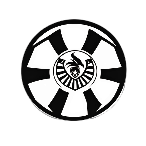 Pelota de fútbol con logo del Atlético Mineiro