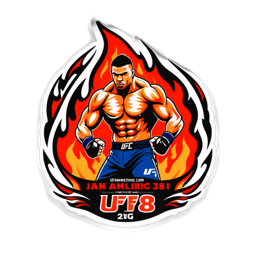 Energetisk klistermärke för UFC 318