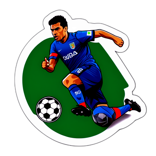 Adesivo do Estrategista Tiago Nunes no Futebol