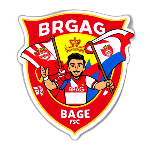 Braga FC Szurkolói Matricája