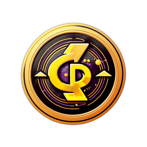 Stiker Logo Indodax dengan Tema Mata Uang Digital