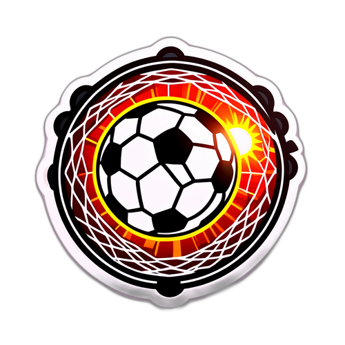 Kipande cha Sticker cha Golini na Jua Linalong'ara
