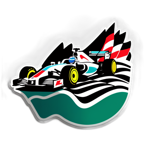 Experience the Thrill of F1: Unleash Speed with Our High-Octane Racing Sticker!