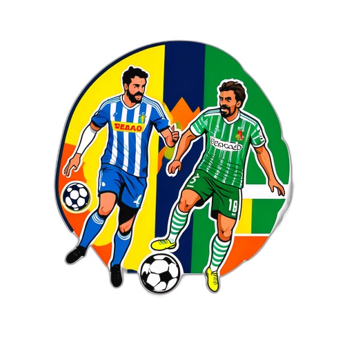 Екстравагантна футбольна сцена між Реалом Сосьєдад і Ельче з виразними ліцензованими персонажами