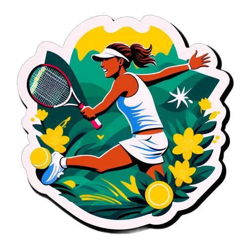 Stiker Kreatif Australia Open 2025