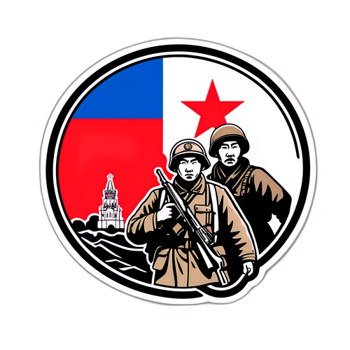 反映俄罗斯与日本紧张关系的设计